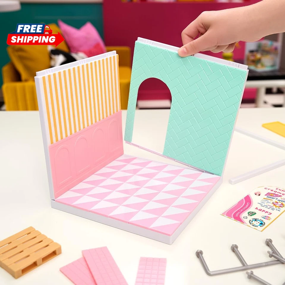 Mga'S Miniverse Make It Mini Spaces Heladería, Juego de Construcción, Personalizar, Hágalo Usted Mismo Foto 3 de 4