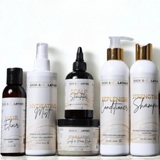 Bask  Lather Healthy Hair Growth Starter Kit Shampoo Conditioner Scalp