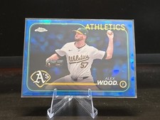 2024 Topps Chrome Update Sapphire Edition Base #USCS276 Alex Wood Oakland A's