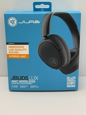 JLab JBuds Lux ANC Wireless Noise-Canceling Over-Ear Headphones Graphite