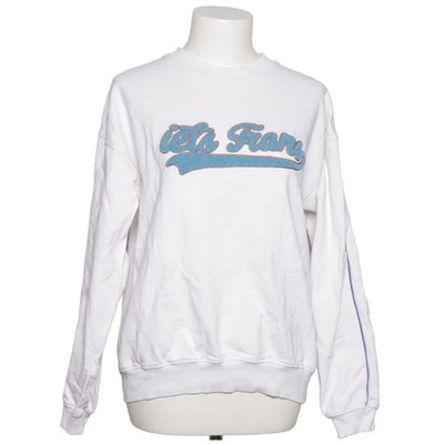Iets Frans, Sweatshirt, Größe: XXS, Weiß/Blau, Baumwolle/Elasthan, Print #1eE