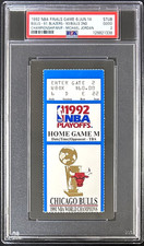 1992 NBA FINALS GAME 6 BULLS VS BLAZERS TICKET PSA/DNA 2 BULLS 2nd CHAMPIONSHIP