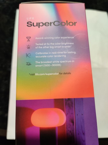 2-Pack LIFX 75-Watt Equivalent E26 Multi-Color Smart WiFi LED Smart Light Bulb - Picture 6 of 13