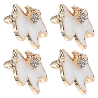 4Pcs 2026 Horse Lapel Pin Set Alloy Animal Brooches for Womens Casual Parties