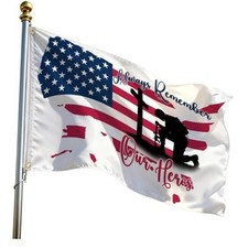 Memorial Day Flag 3x5 Ft Double Sided Outdoor Memorial Flag, Veteran Flag for