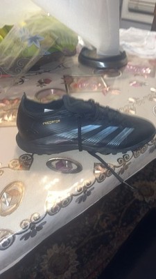 Adidas Predator Edge.4 TF Turf  Soccer Cleats GX0010 Men's Size 9  Black 