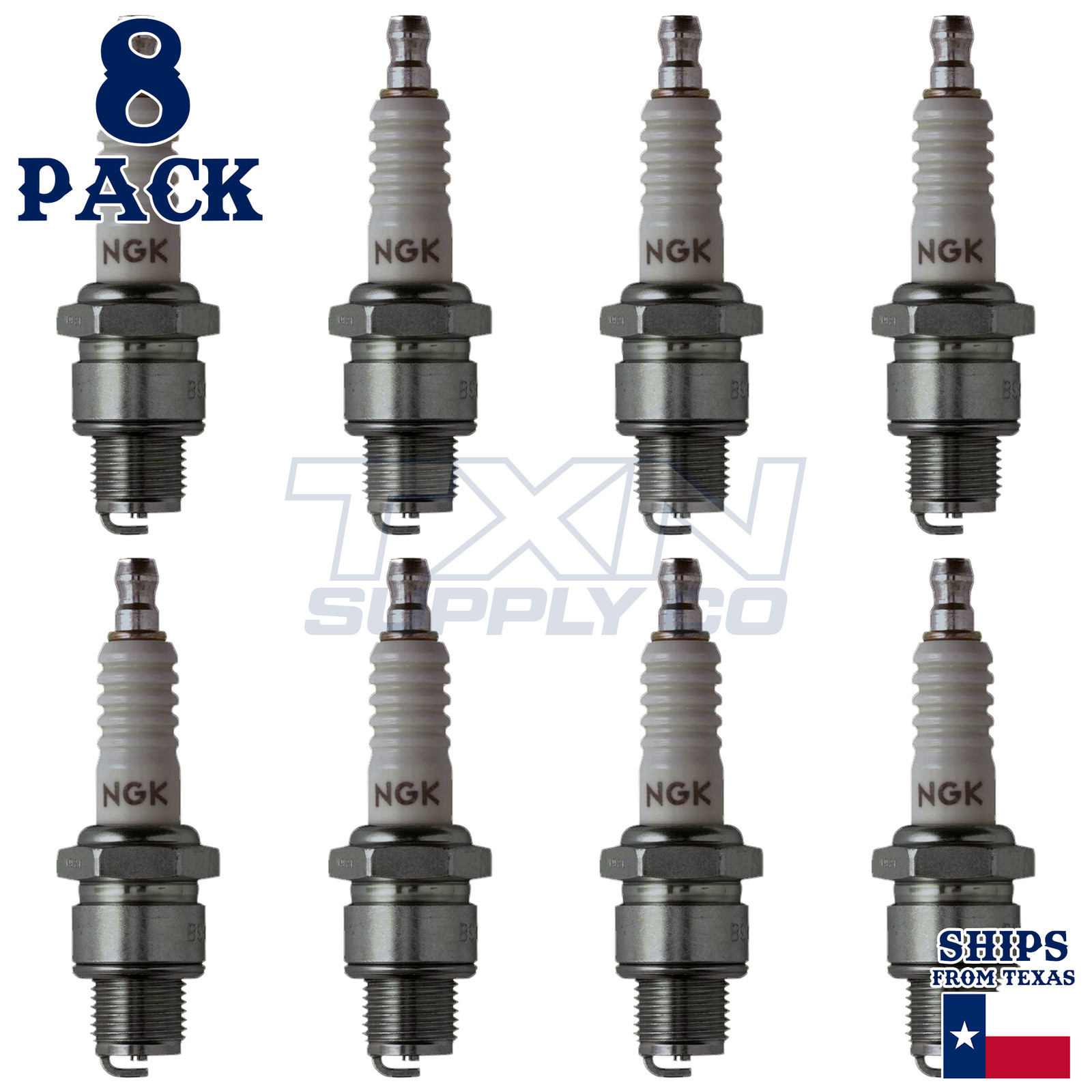 NGK 7534 Spark Plugs 8 Pack
