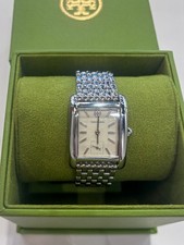 Tory Burch Eleanor Quartz Silver Tone Stainless Steel Women's Watch TBW1069