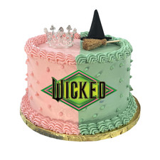 Wicked The Musical Logo Edible Cake Topper Image MULTIPLE SIZES a