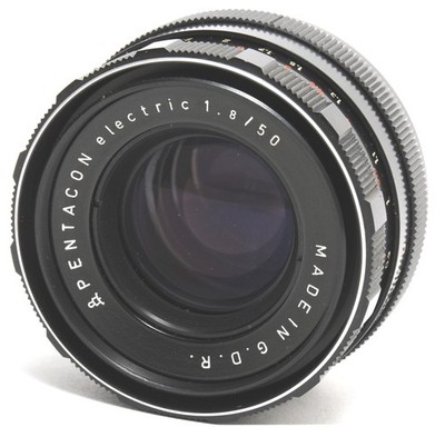 Pentacon electric 1.8/50mm lens M42 SLR NOTTESTED of Rademaker collection