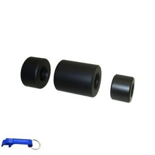 6061 Billet Aluminum Wheel Spacers For Kawasaki Dirt Pit Bike KLX110 Black