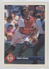 2004 Donruss Timelines Recollection Collection Buyback 5/43 Tony Pena Auto uk2