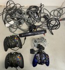 2 Xbox Controller Oem Microsoft Original + PlayStation + Cables + Adaptors Bulk