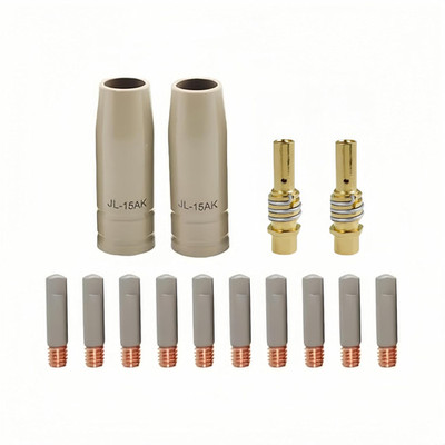 14Pcs Mig Welding Nozzle Tips .035 for MB15 15AK Welding Gun