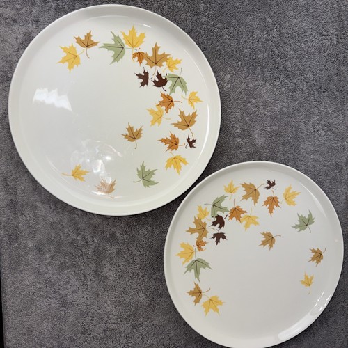 (2) Vintage Franciscan Indian Summer 10” Dinner Plates MCM GMC Made In the USA - Picture 1 of 24
