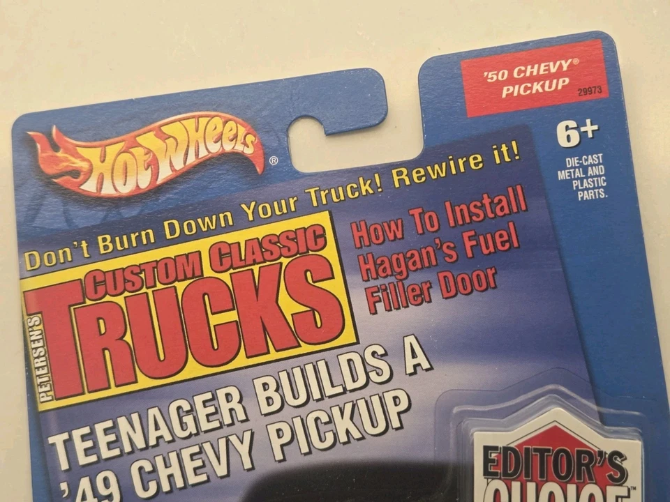 Hot Wheels Custom Classic Truck Editors Choice '50 Chevy Pickup Target Exclusive - Imagem 4 de 4
