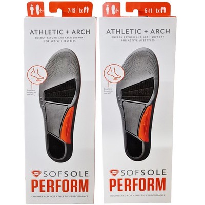 Sof Sole Athletic + Arch Trim To Fit Insoles