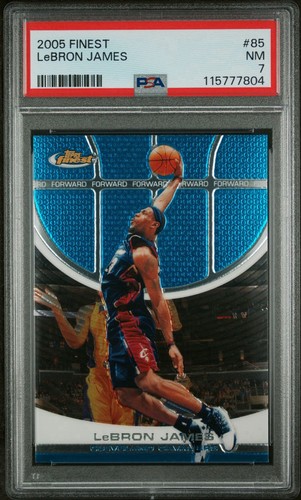 LeBron James #85 2005 Finest card