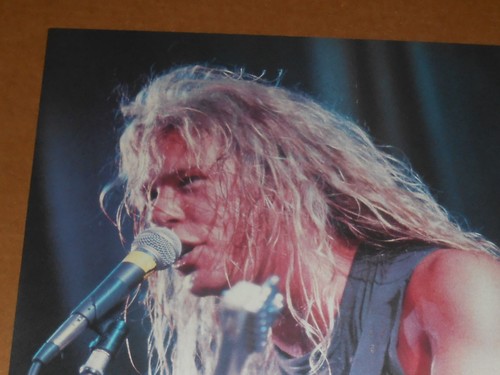 Metallica 1988 Vintage Poster 2-Sided 21x16 James Hetfield - Picture 2 of 3