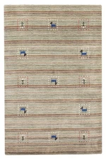 3'2" x 4'11" Hand loomed Area Rug Traditional Wool Oriental Carpet