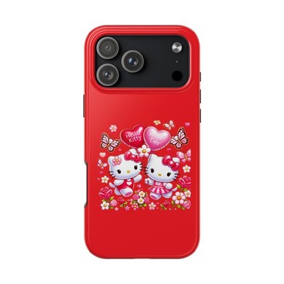 Hello Kitty Duo phone case | Red kawaii cat design