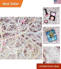 1/2 LB Crinkle Cut Paper Shred Filler - Ideal for Birthdays, Weddings, Holidays