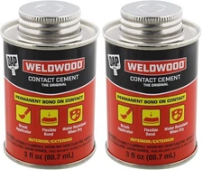(2 pack) DAP Weldwood 3 oz Tan Original Contact Cement Adhesive US