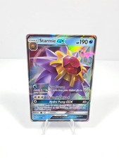 starmie gx pokemon card 14/68 Hidden Fates Holo Ultra Rare Near Mint Pokémon Hit Points190 HP Form Starmie Pokémon Card