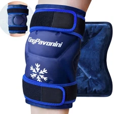 XXL Knee Ice Pack Wrap Around Entire Knee After Surgery, Reusable Pack