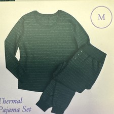 Thermal Pajamas Set. Women  s Size M.