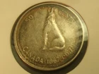 1967 Canada .50 cent Elizabeth 11  .800  this is the coin you will receive