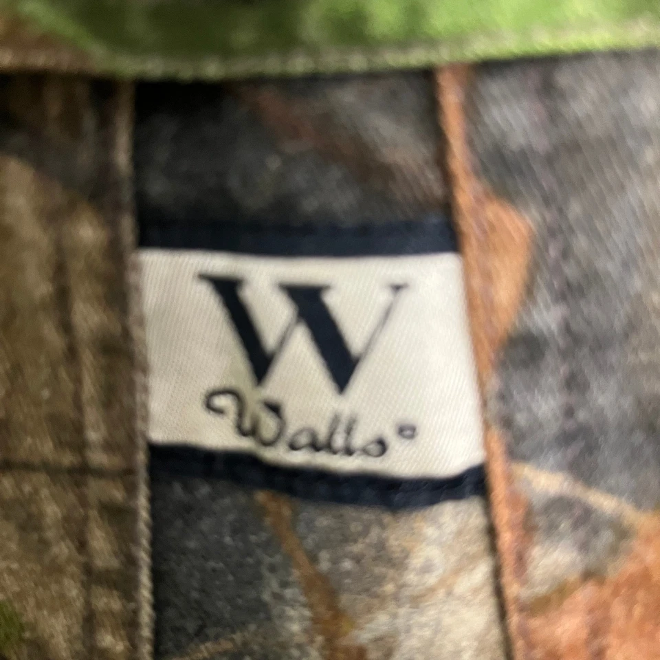 Walls Overalls Mens 40 Camo Realtree Xtra Bib Pants Work Hunting - Image 3 of 4
