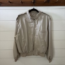 Vtg Members Only Windbreaker Bomber Mens Flight Coat Jacket Khaki Full Zip Sz 46