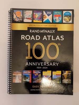 Rand McNally 2024 Midsize Easy to Read - 100th Anniversary Collector s Edi...