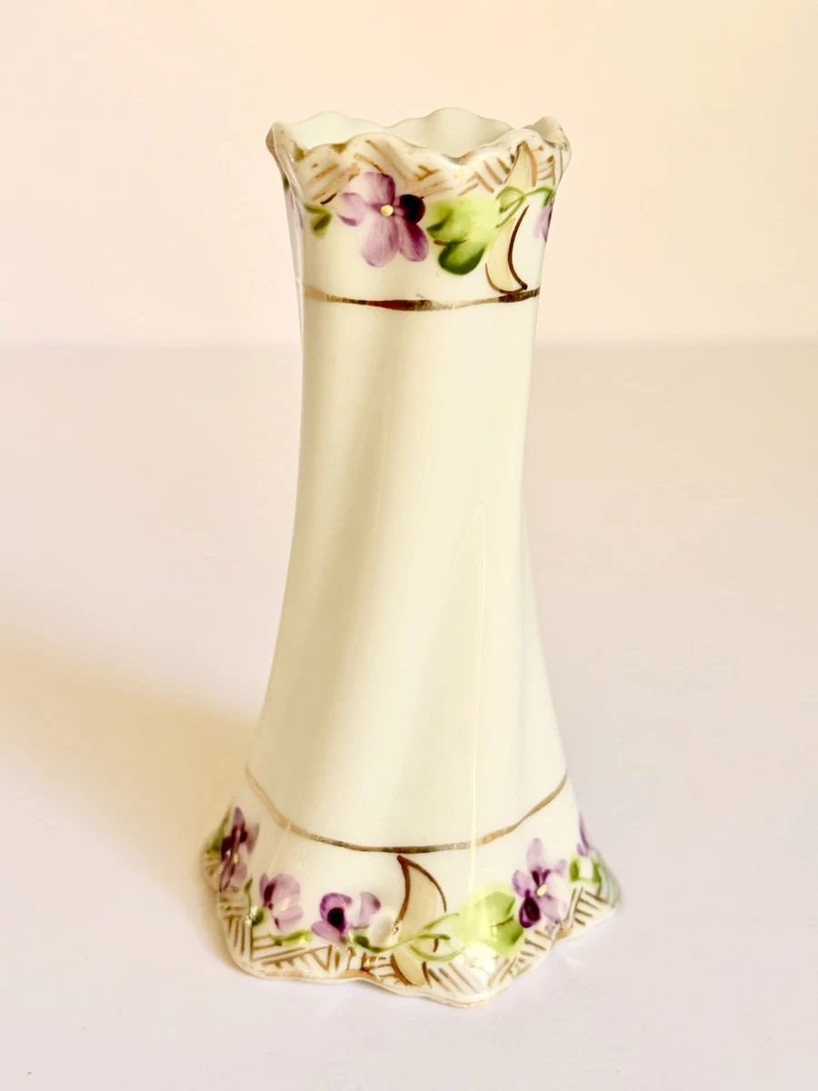 金色日本古董花瓶| eBay