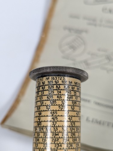 Calculatrice cylindrique Otis King modèle K avec boite et papiers début série J0017 - Photo 9/18