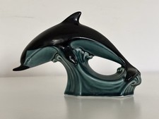 Vintage Poole Pottery Glazed Porcelain Dolphin Figure