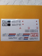 Gi Joe 1986 HAVOC New Sticker Sheet, New Custom, Renew Your Havoc Stickers!!