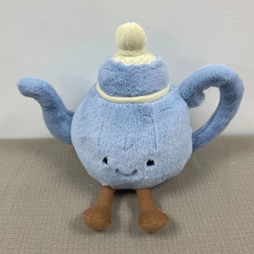 NEW JELLYCAT Amuseables Seb Teacup and Vicky Teapot London Harrods