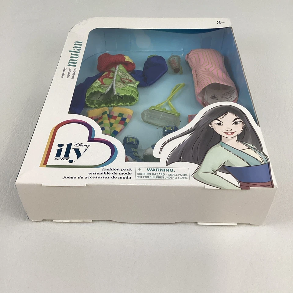 Disney Park ILY 4EVER Mulan Inspirado Moda Paquete Muñeca Ropa Moda Princesa Foto 2 de 4