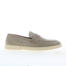 Steve Madden Prestonn PRES08M1 Mens Beige Loafers Slip Ons Penny Shoes