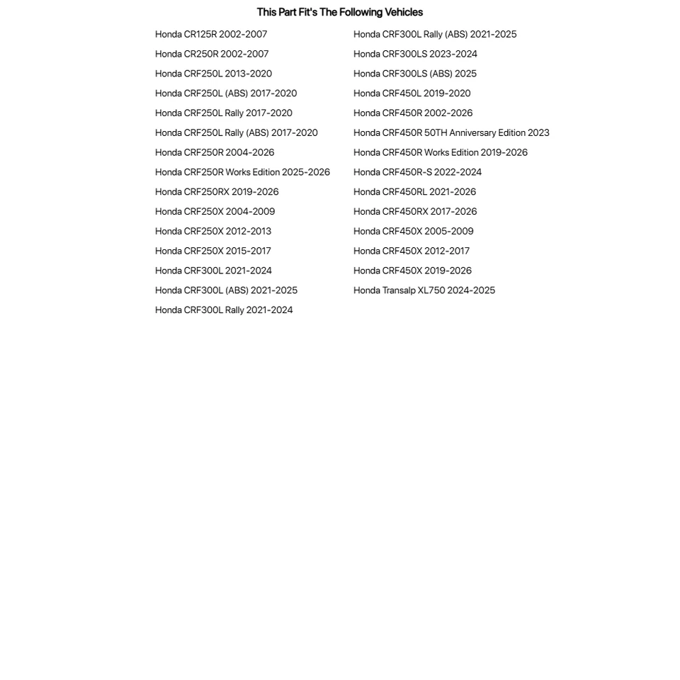 Clavijas de pie IMS Rally crudas para Honda CRF450X 2005-2009, 2012-2017, 2019-2023 Foto 2 de 2