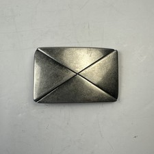 Silver Metal Vintage Belt Buckle Trianglelur Design