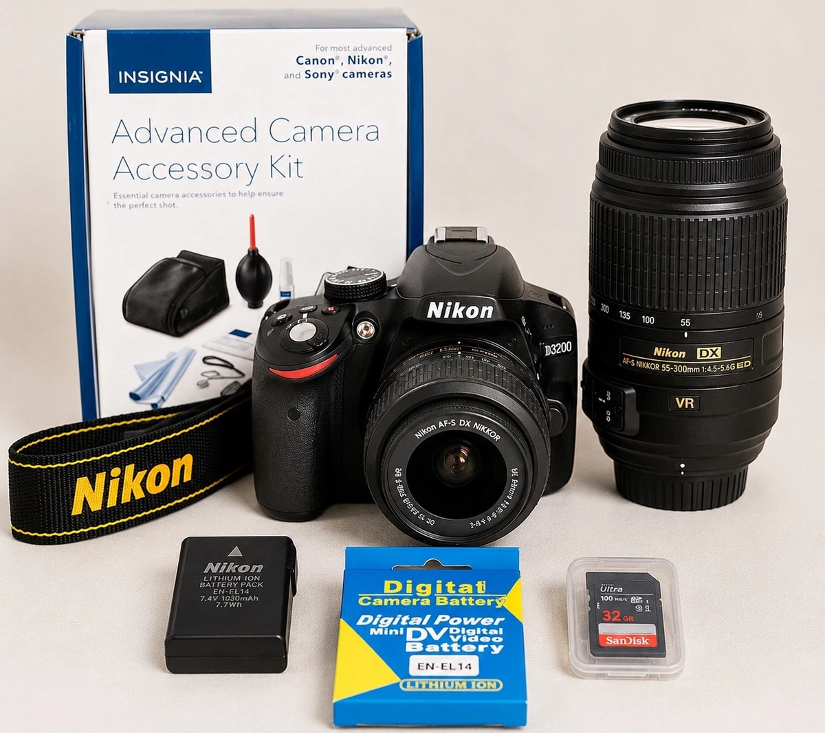 Nikon D3200 Bundle for sale | eBay