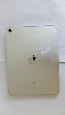 DEFEKTES APPLE iPAD 10. GEN (2022) A2757 SILBER GEHÄUSE BACKCOVER