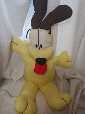 Large Plush 27 " Odie the Dog From Garfield Squishy Nylon SHIPPED IN POLY-BAG