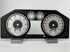 US Speedo Silver Dodge Ram Gauge Face for Clusters 2009-2012 (Gas)