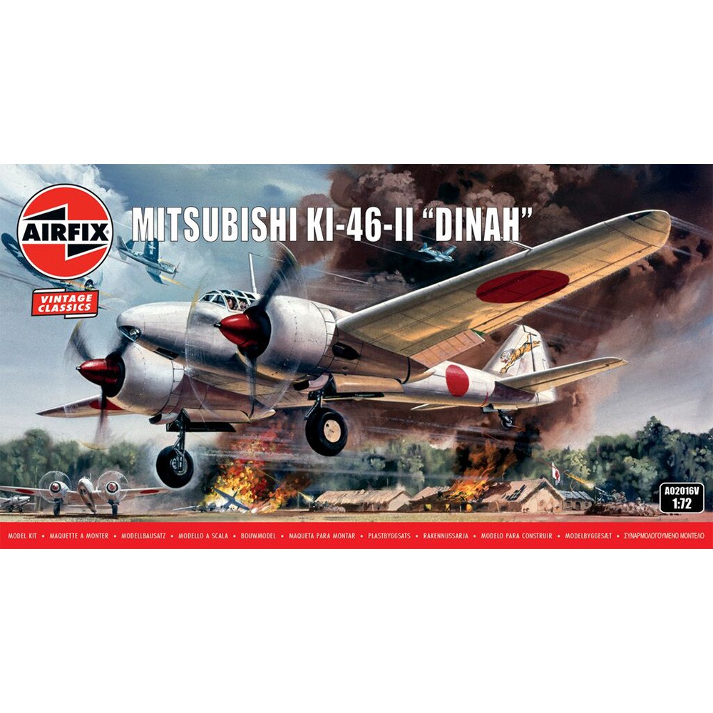 BNIB Airfix A02016V 1:72nd Scale Vintage Classics Mitsubishi Dinah Model. - Image 8