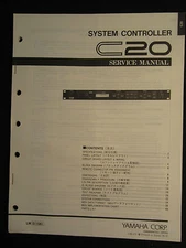 Yamaha System Controller C20 Service Manual Schematics Parts List OEM C-20   