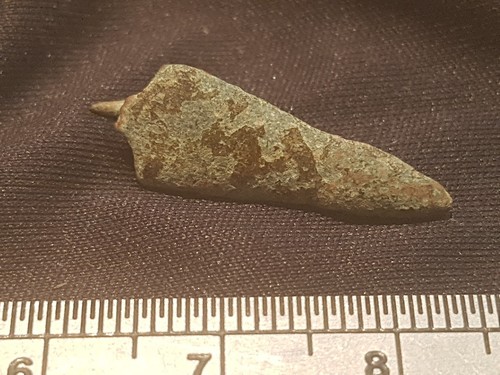 Lovely little Medieval bronze heraldic mount L263